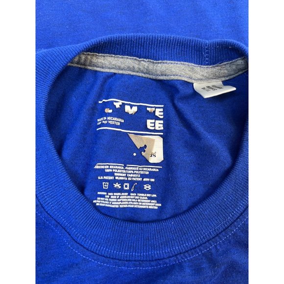 Adidas Men's Ultimate Tee Shirt Short Sleeve L Blue 100% Cotton - Picture 4 of 4